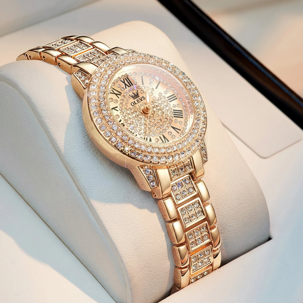Elegant Stainless Steel Waterproof Quartz