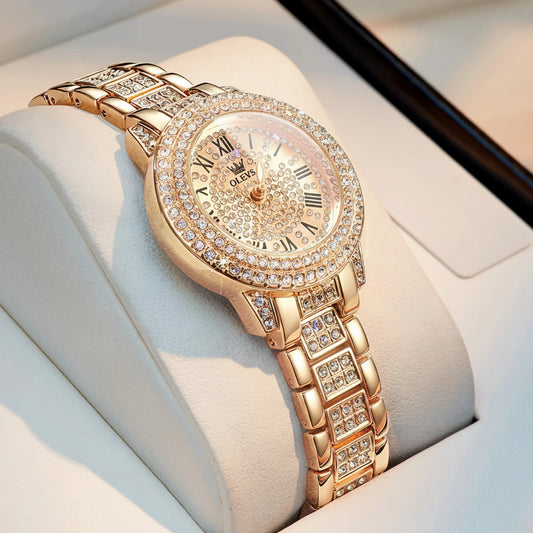 Elegant Stainless Steel Waterproof Quartz