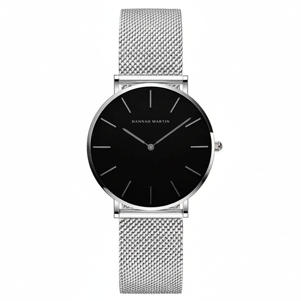 Premium Rose Gold Quartz Stainless Steel Watch