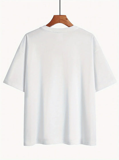 Lemon Graphic Print Crew Neck Short Sleeve T-Shirt