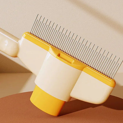 Self-Cleaning Pet Grooming Brush