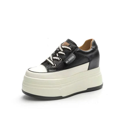Premium Hidden Wedge Platform Sneakers