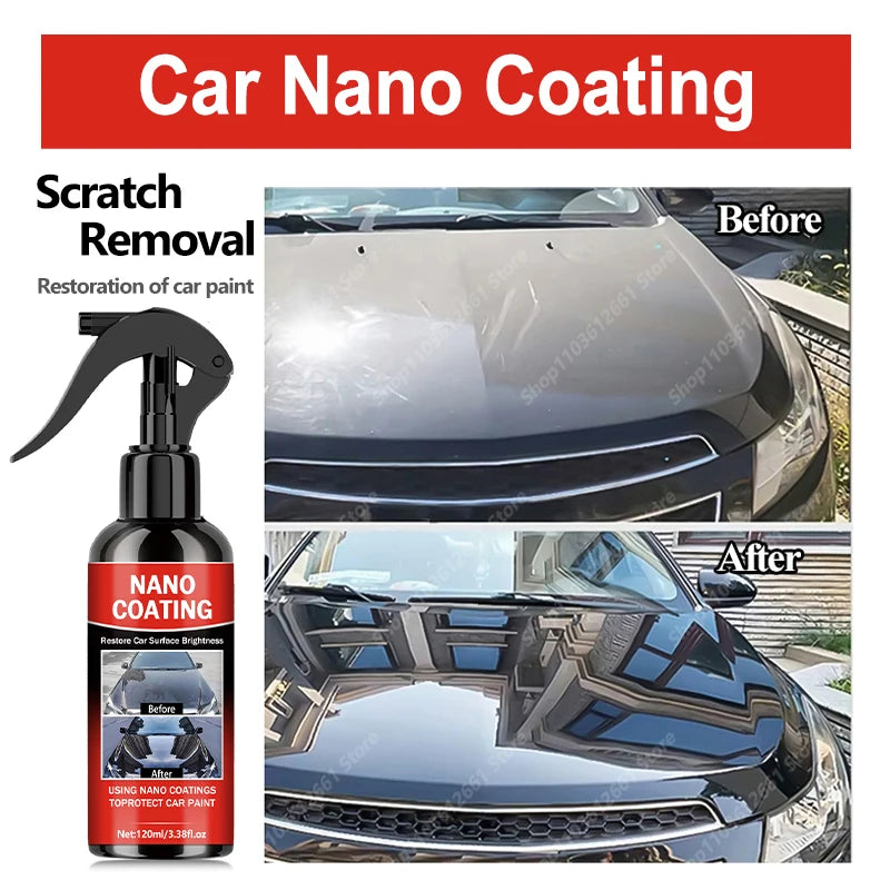 120ml Professional Nano Ceramic Coating Kit for Long-Lasting Paint Protection & High Gloss Finish