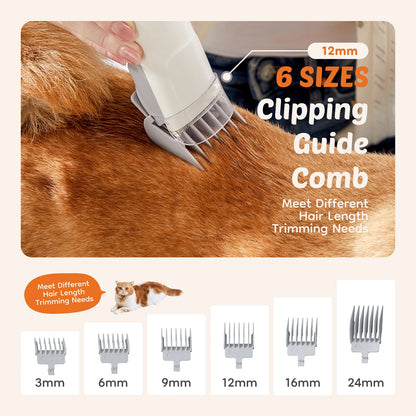 2.5L Professional Pet Grooming Vacuum Kit