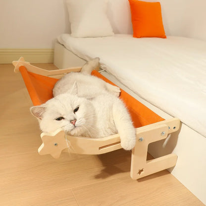 Cat Bedside Hammock & Window Perch