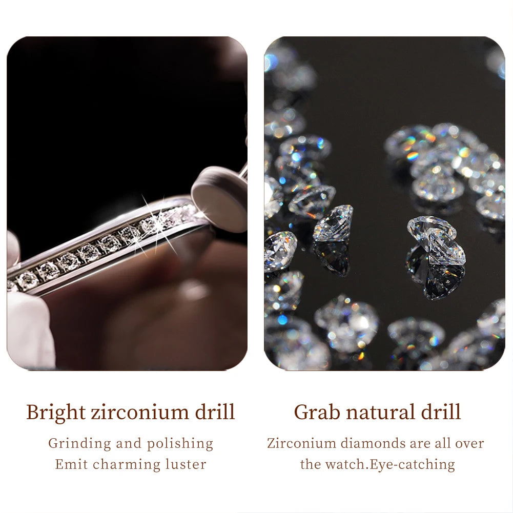 Elegant Stainless Steel Waterproof Quartz