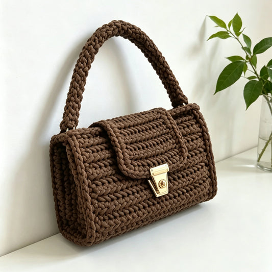 Women's Handbag, Handmade Crochet Bag, Women's Tote Bag, Large Capacity Bag, Bohemian Style Bag, Commuter Bag, Evening Bag