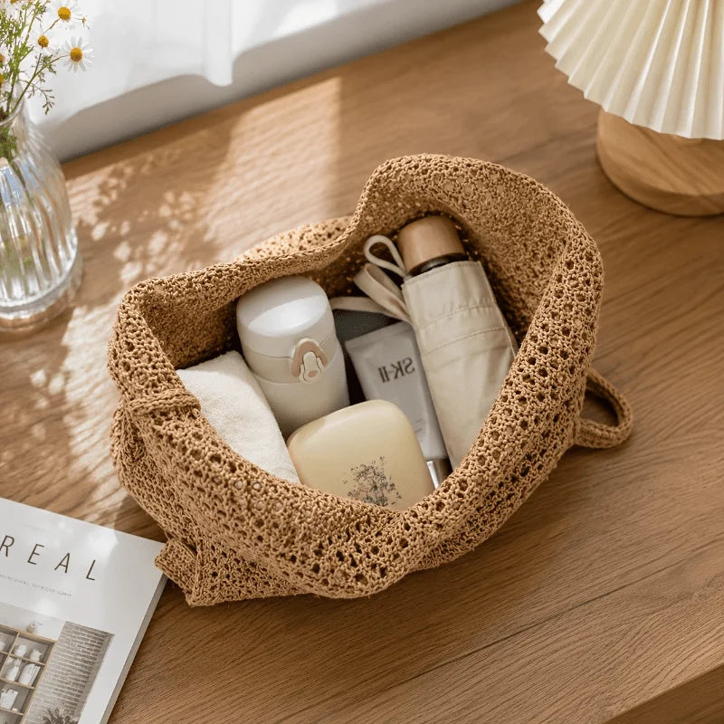 Large Capacity Woven Tote Bag