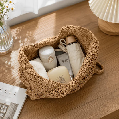 Large Capacity Woven Tote Bag
