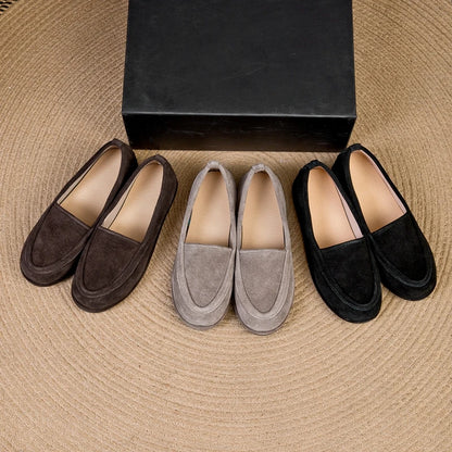 Premium Wool Slip-On Casual Loafers