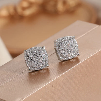 Minimalist Square Stud Earrings