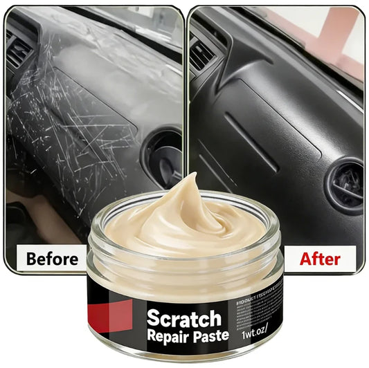 Car Plastic & Leather Restorer with Trim Polish, Tire Shine & Scratch Repair Formula