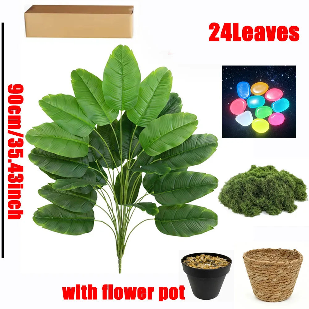 Large Artificial Tropical Palm Tree