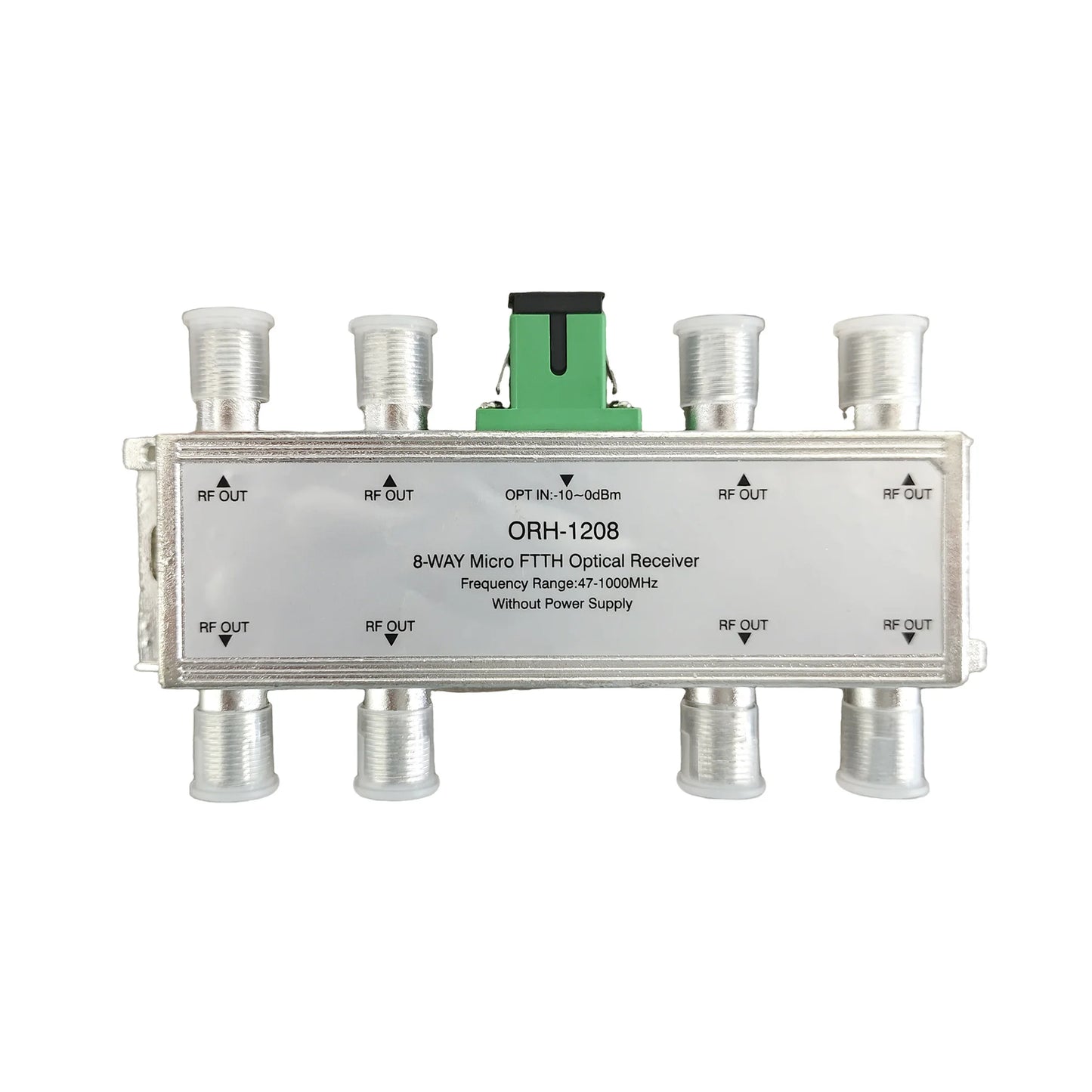 FTTH Optical Receiver with Dual Fiber CATV Converter for Home Network & Cable TV Systems