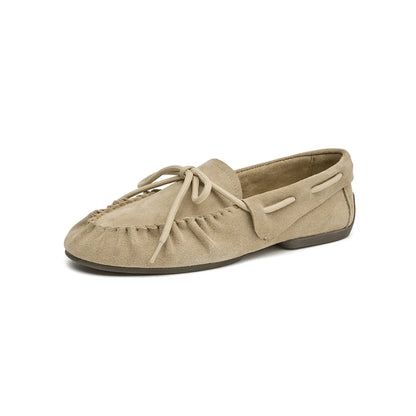 Premium Handcrafted Pleated Leather Loafers