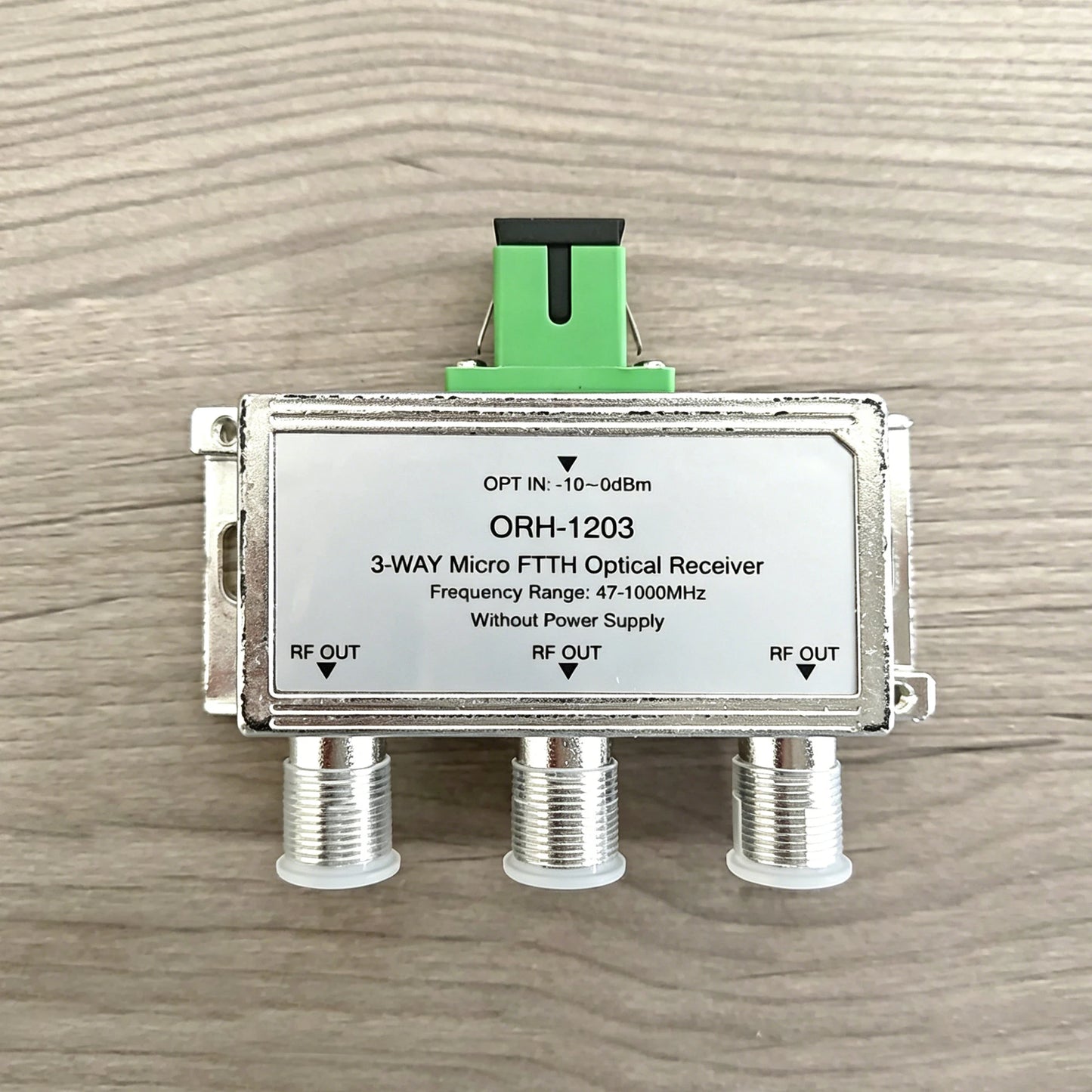 FTTH Optical Receiver with Dual Fiber CATV Converter for Home Network & Cable TV Systems