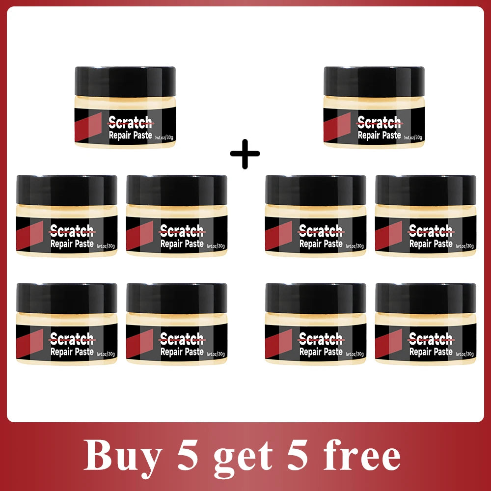 Car Plastic & Leather Restorer with Trim Polish, Tire Shine & Scratch Repair Formula