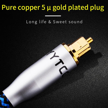 Digital Optical Toslink SPDIF Audio Cable for Soundbar, HiFi, Blu-ray & 7.1 Surround Sound