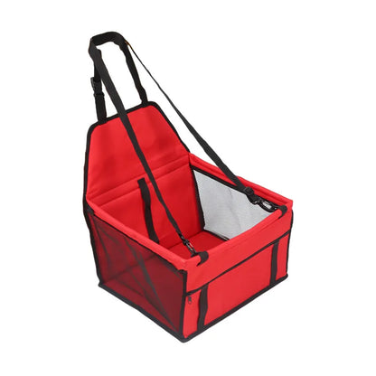 Foldable Pet Car Seat with Safety Harness