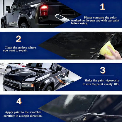 2-in-1 Touch Up Paint Pen & Brush Scratch Repair Kit for Tesla Model Y, 3, S & X