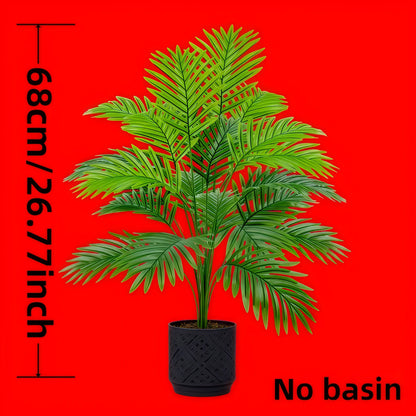 2-Piece Large Artificial Palm Trees for Indoor & Outdoor Decor