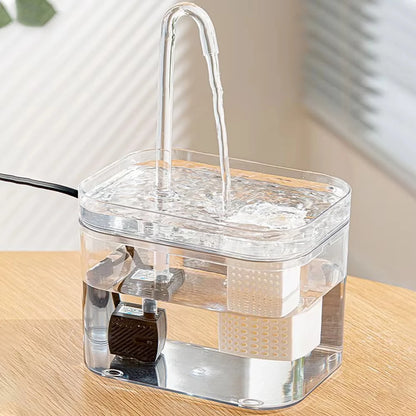 Transparent Automatic Cat & Dog Water Fountain