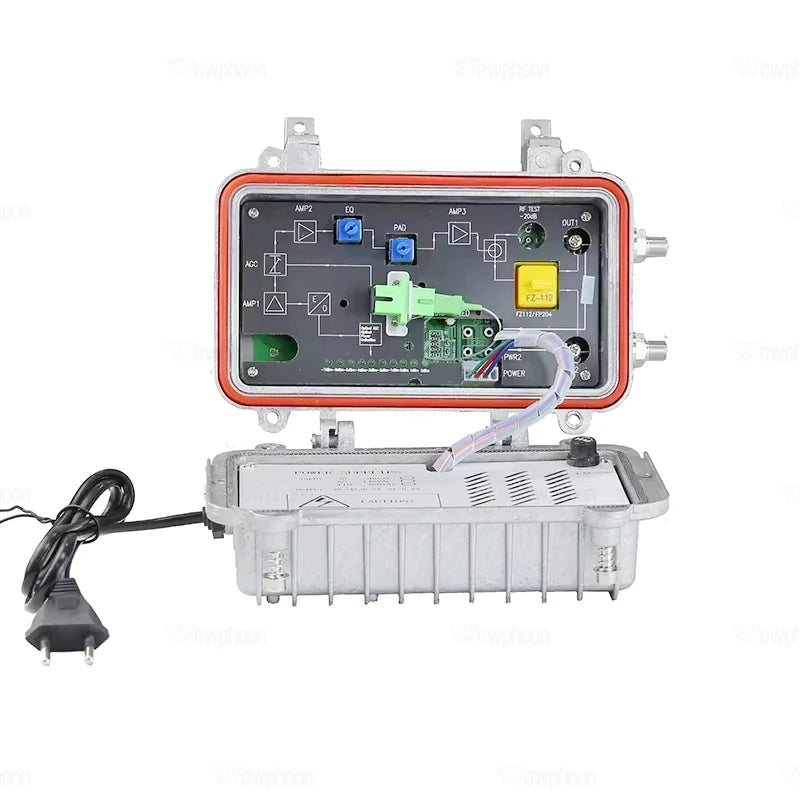 Outdoor FTTH CATV Optical Receiver with Dual RF Outputs for FTTB Fiber Access Networks