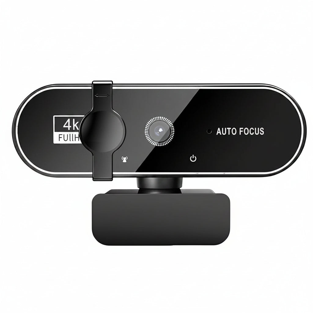 4K Ultra HD Webcam with Autofocus & Microphone