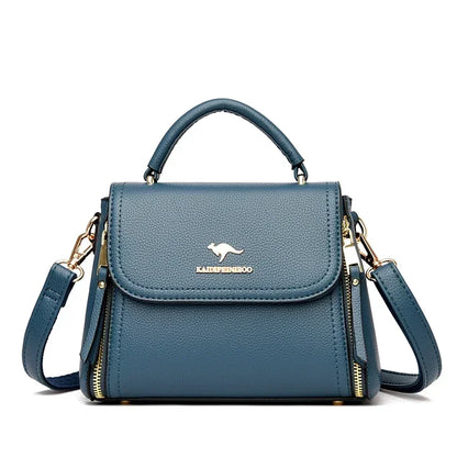 High Quality Soft Leather Tote Bag Fashion New Solid Ladies Purses and Handbags Large Capacity Shoulder Croosbody Bag for Women