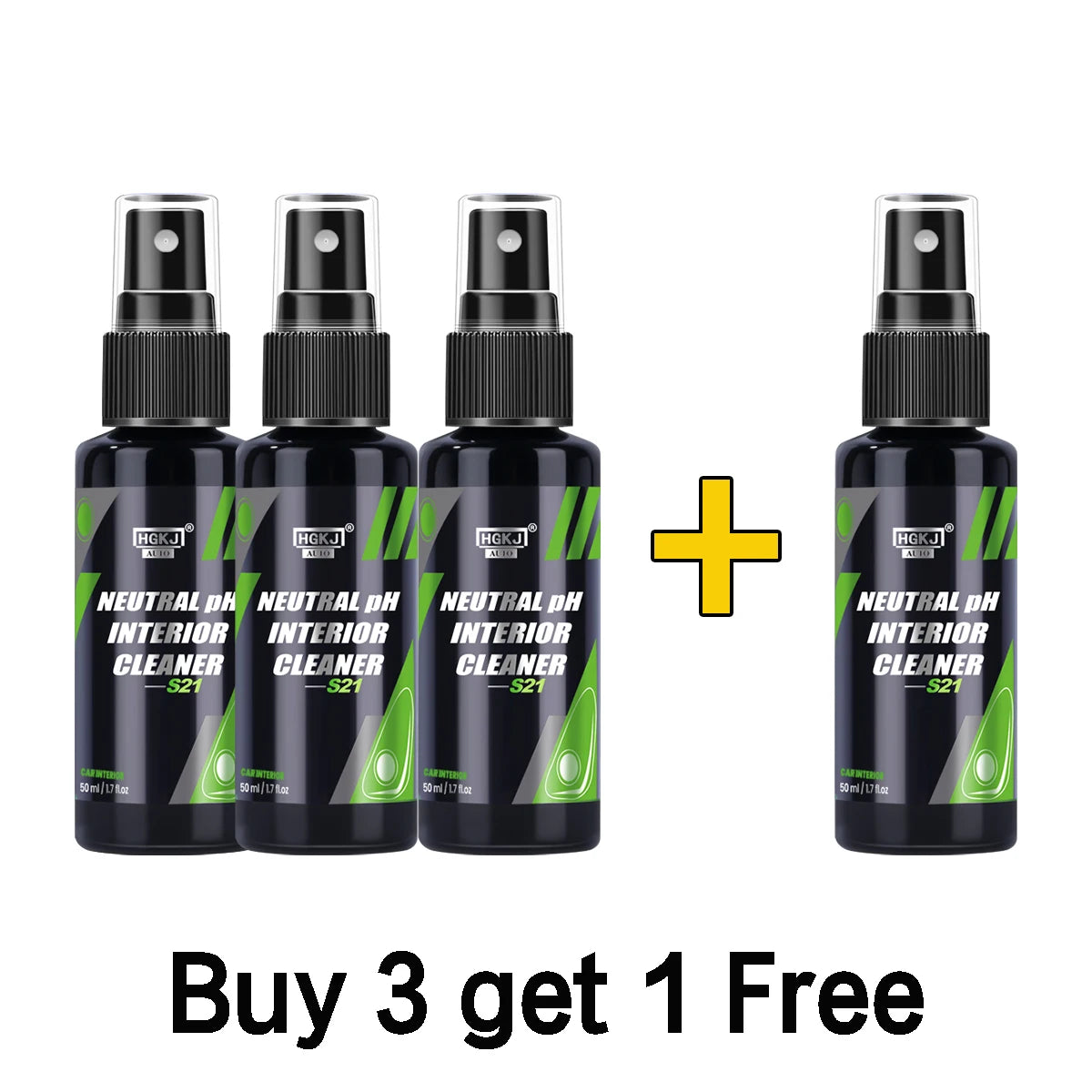 Waterless Car Interior Cleaner for Leather, Fabric, Headliner, Dashboard & Upholstery Cleaning
