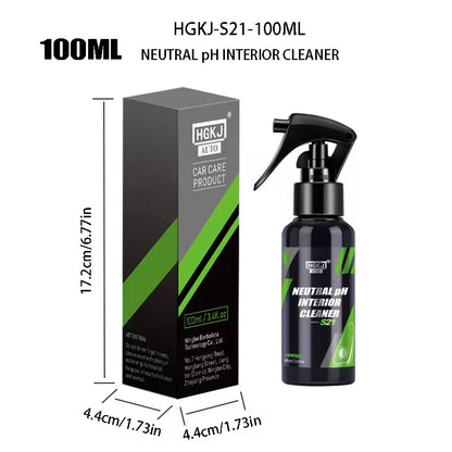 Waterless Car Interior Cleaner for Leather, Fabric, Headliner, Dashboard & Upholstery Cleaning
