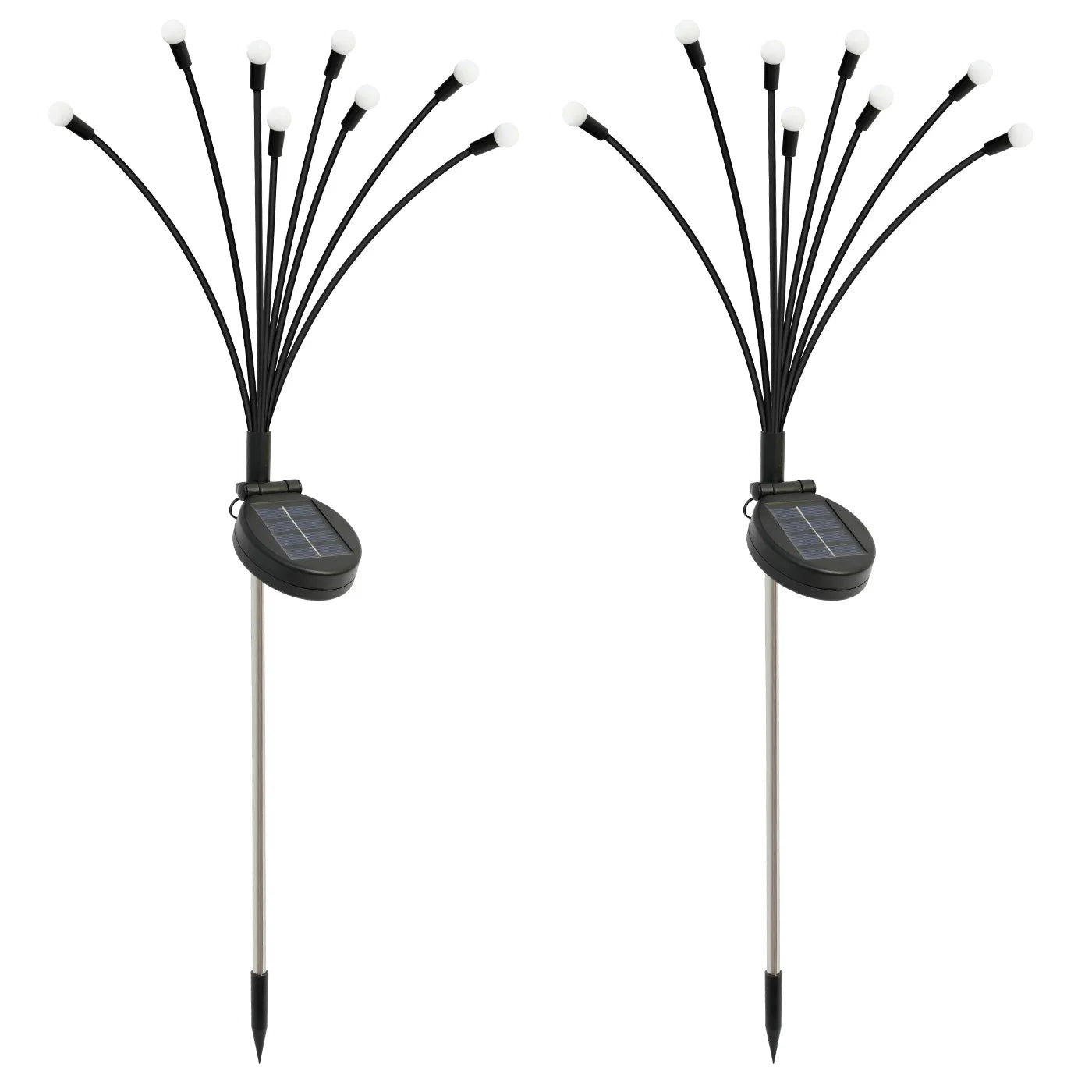 8-Head Solar Firefly Garden Lights