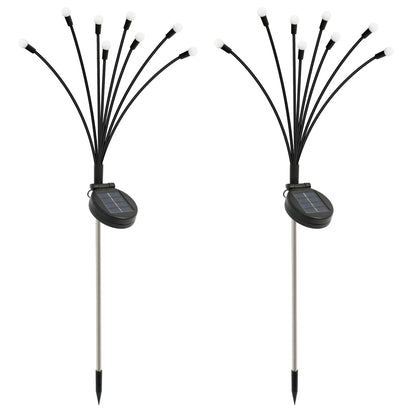 8-Head Solar Firefly Garden Lights