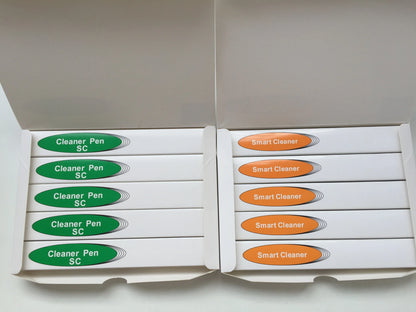 5PCS One-Click Fiber Optic Cleaner Pen Kit for LC, SC, FC & ST Connectors (1.25mm & 2.5mm)