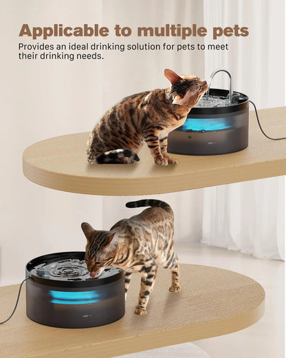 2.1L Automatic Pet Water Fountain with USB Sensor
