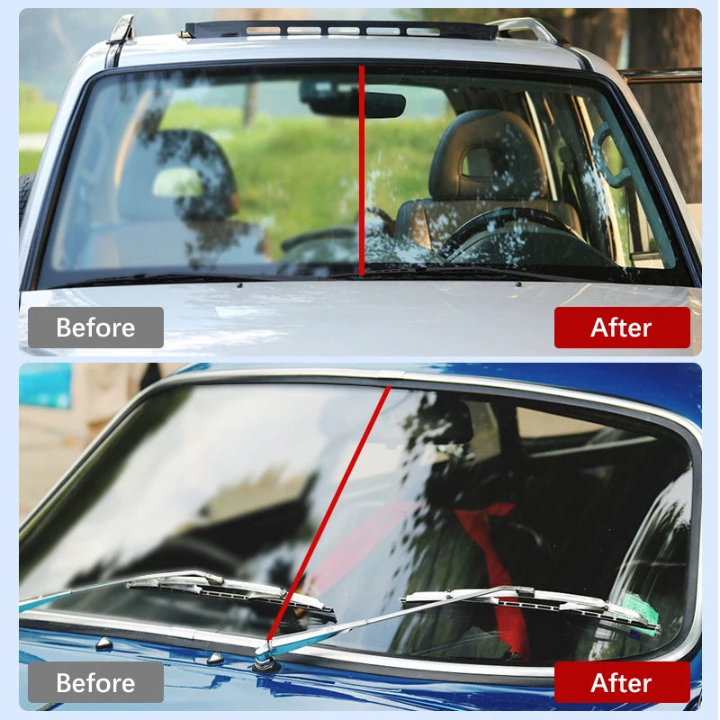 JB 20 Glass Hard Water Spot Remover, Windshield Cleaner with Rainproof, Anti-Fog & Oil Residue Removal Formula