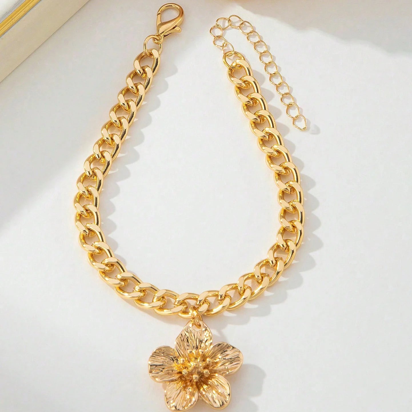 Bohemian Beach Chain Anklet with Adjustable Clasp for Women