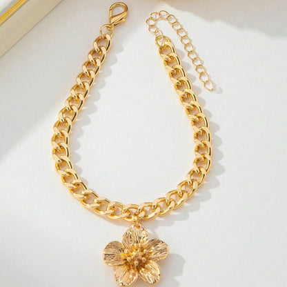 Bohemian Beach Chain Anklet with Adjustable Clasp for Women