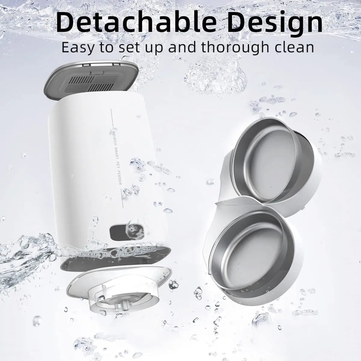 Smart WiFi Automatic Double Pet Feeder
