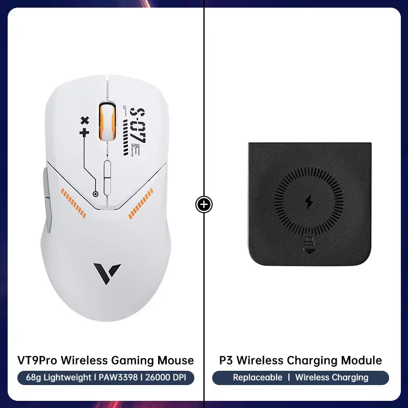 Superlight Wireless Gaming Mouse with 26,000 DPI & 4KHz Polling Rate