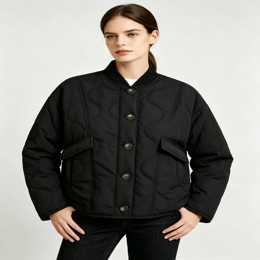 Patchwork Loose Retro Casual Jacket