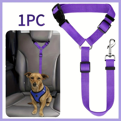 Adjustable Dog Car Seat Belt Leash