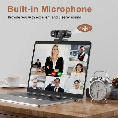 4K Ultra HD Webcam with Autofocus & Microphone
