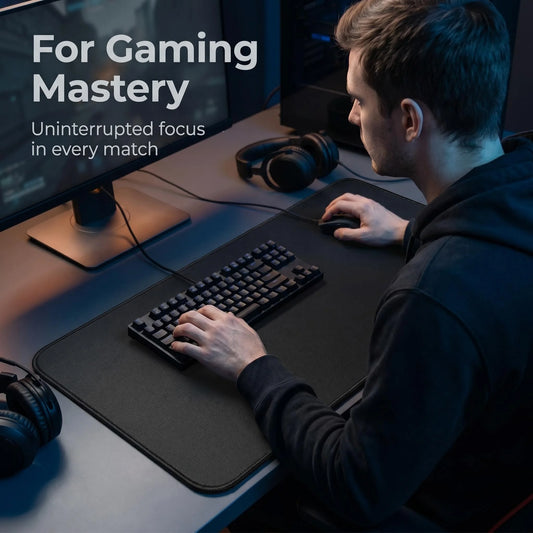 Large Extended Gaming Mouse Pad with Non-Slip Rubber Base
