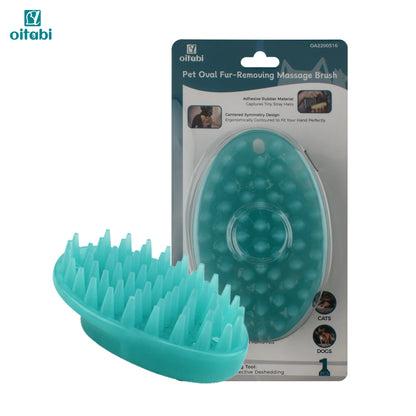 Soft Rubber Pet Grooming & Massage Brush