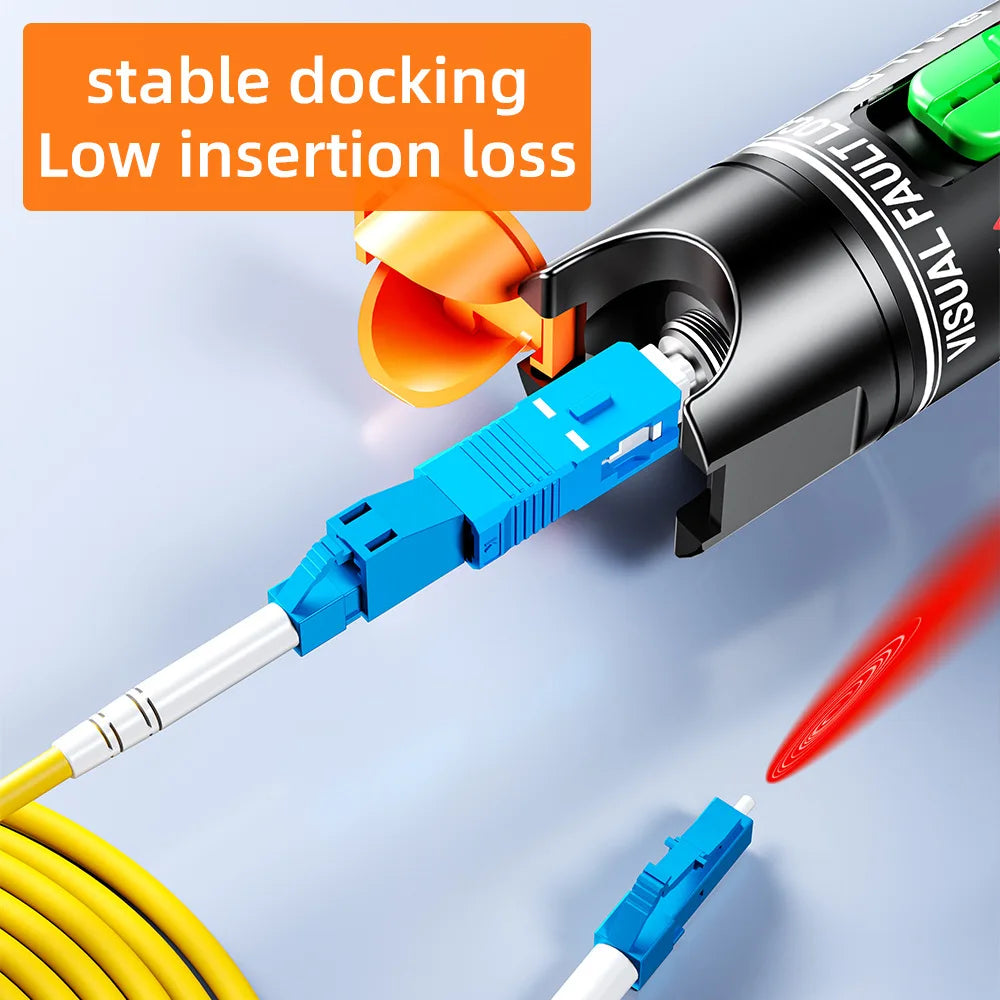 Fiber Optic Male to Female Adapter for FC, SC, ST & LC Connectors Compatible with VFL & Optical Power Meters