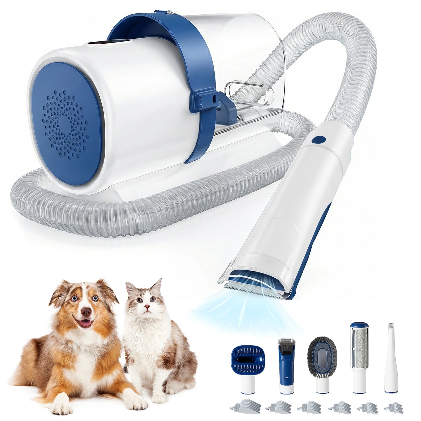 2.5L Professional Pet Grooming Vacuum Kit