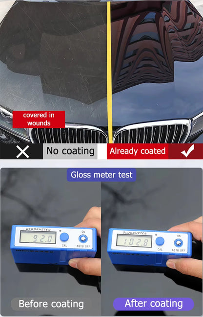 Ceramic Nano Coating Liquid for Toyota with Crystal Hydrophobic Paint Protection & High Gloss Polish