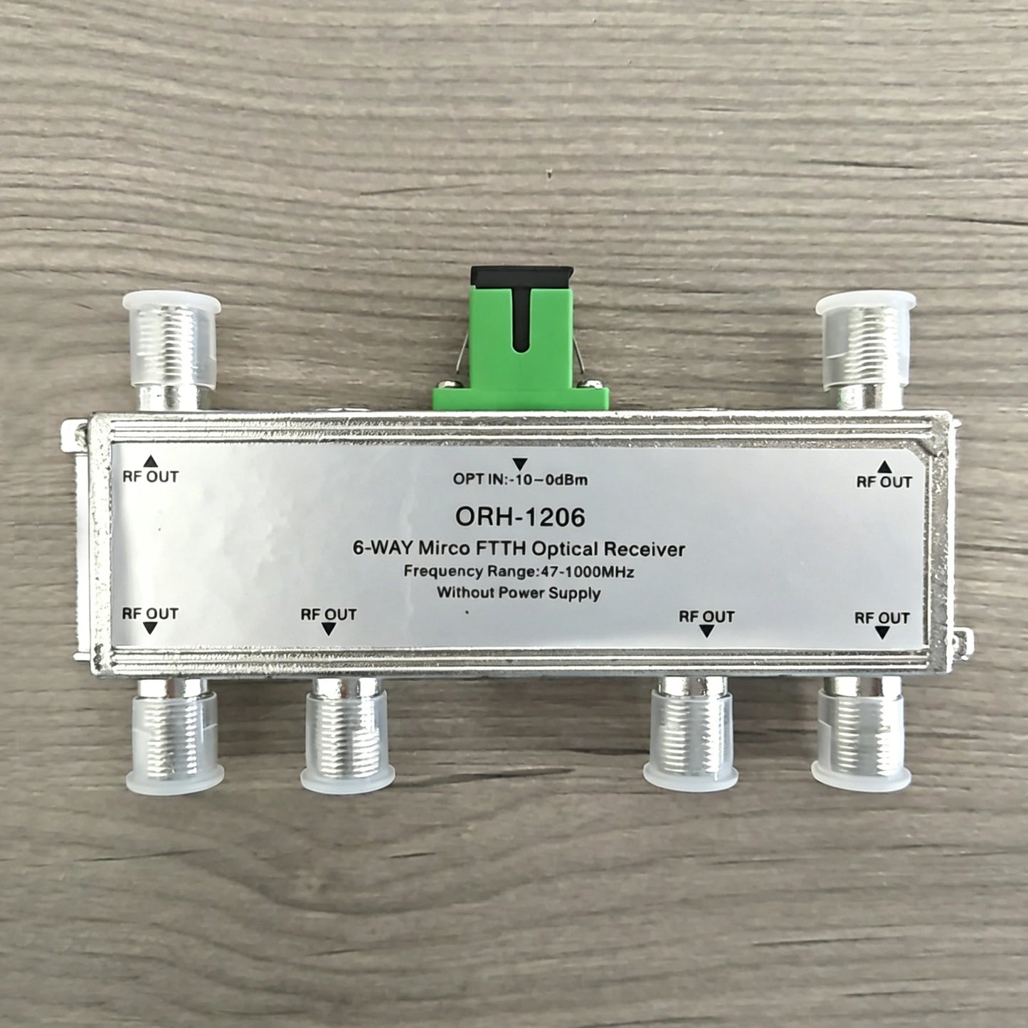 FTTH Optical Receiver with Dual Fiber CATV Converter for Home Network & Cable TV Systems