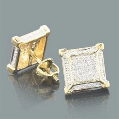 Minimalist Square Stud Earrings